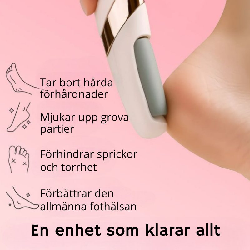 BeautyStep-se - Elektrisk fotpeeling