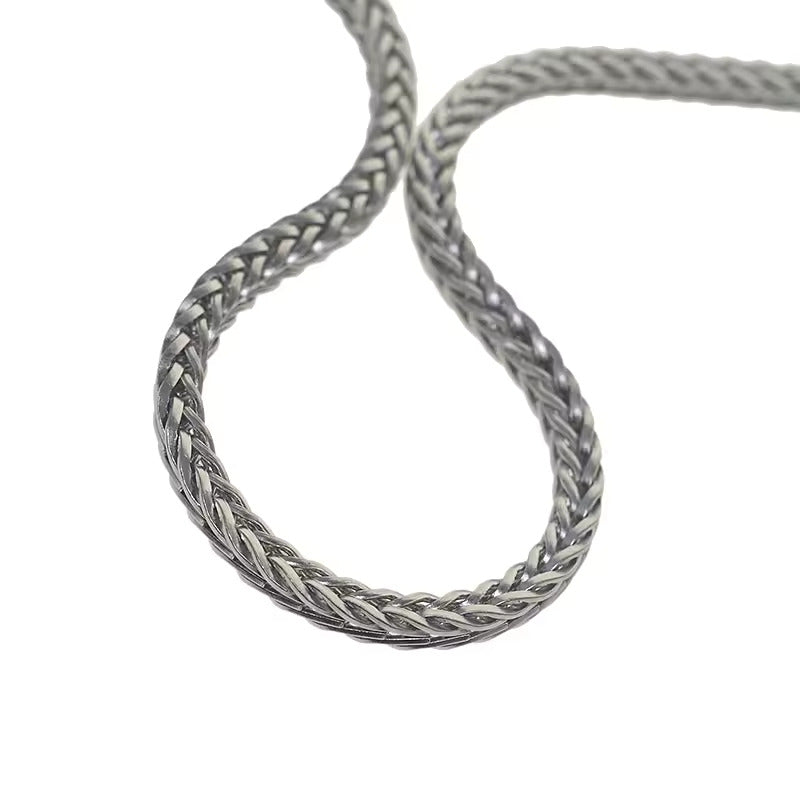 Fyrkantig rävsvanskedja på 4 mm